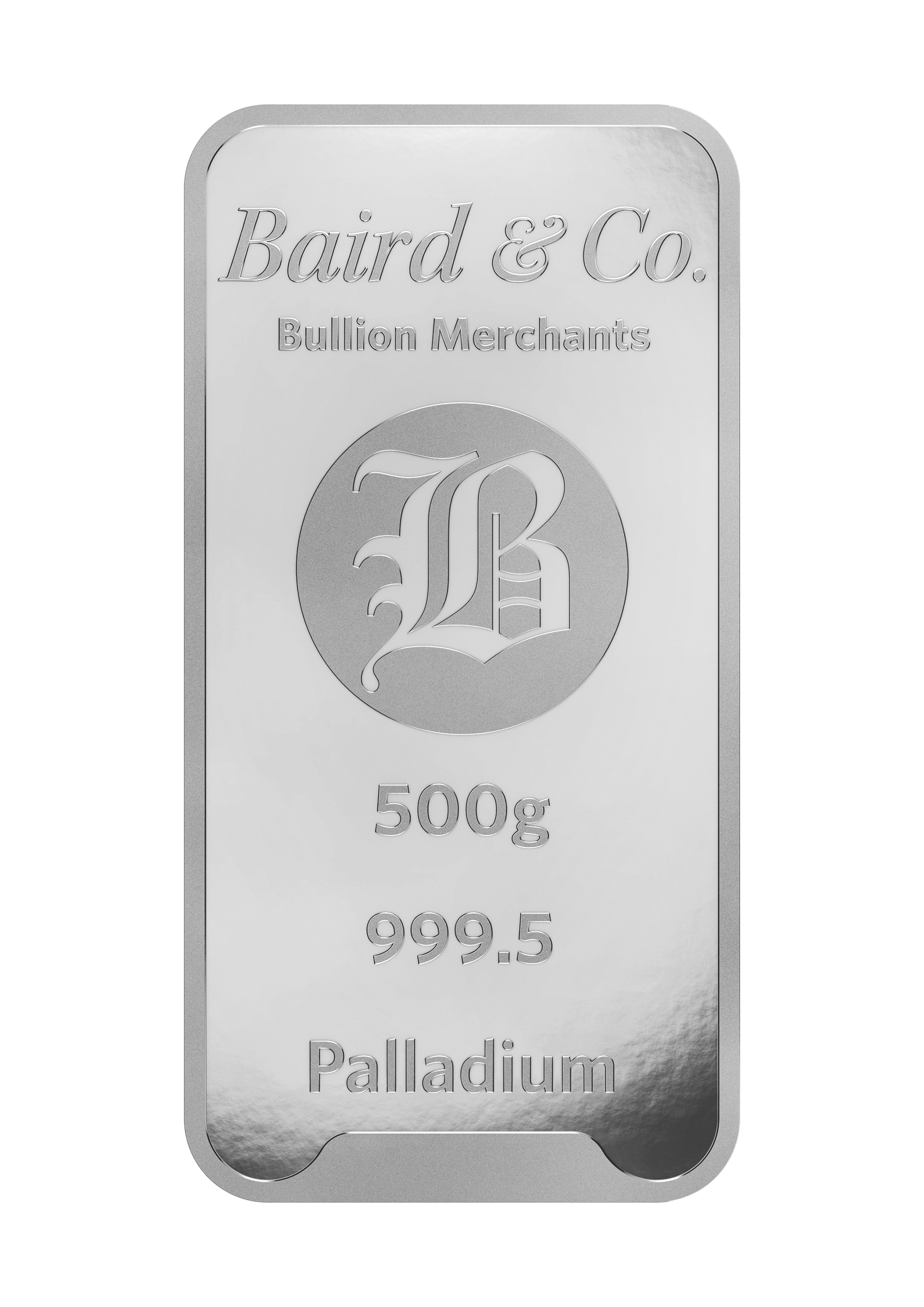 500g Palladium Minted Bar